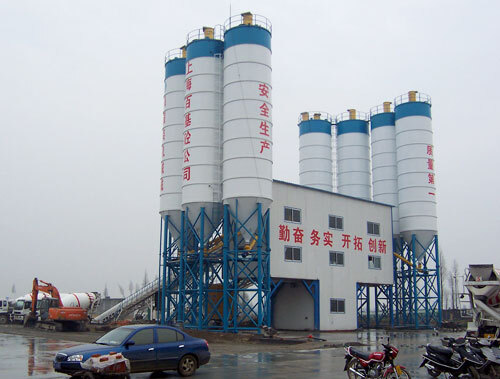 HZS125商品混凝土攪拌站
